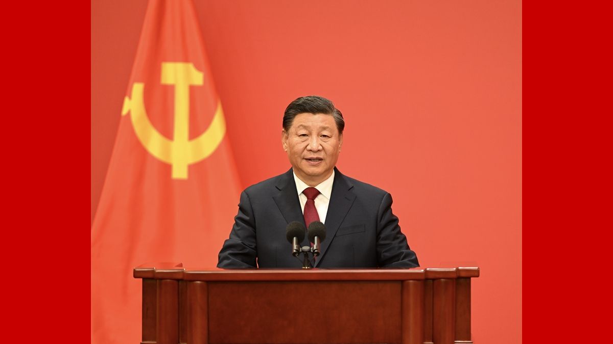 B76E03B198E83651C751A3A2820_BD698E08_AD4E 习近平等二十届中共中央政治局常委同中表记者碰头